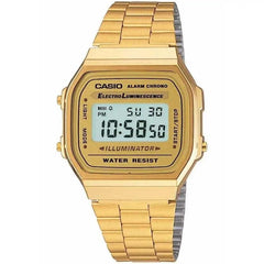 Casio A168WG-9 – Gold Digital Retro Watch (Unisex)