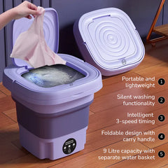 Portable Washing Machine, Foldable Washer and Dryer