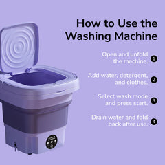 Portable Washing Machine, Foldable Washer and Dryer